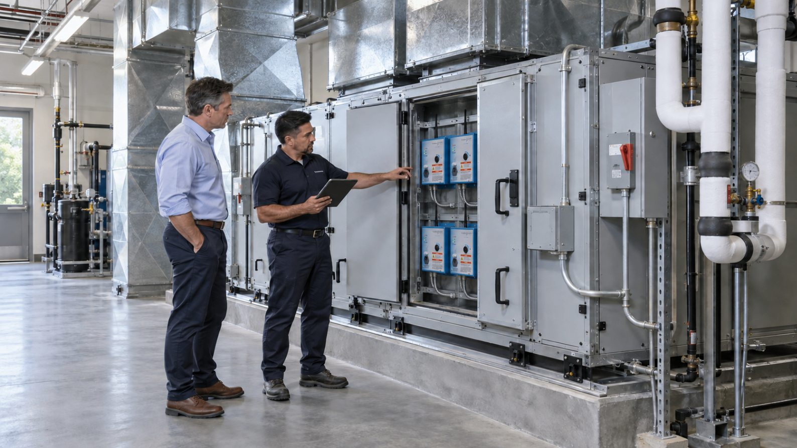 Conceptual PlasmaGuard PRO commercial HVAC application